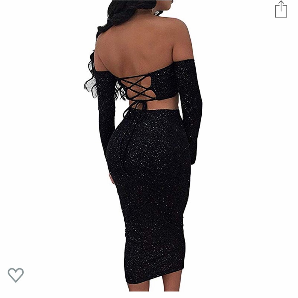 Sparkly skirt set